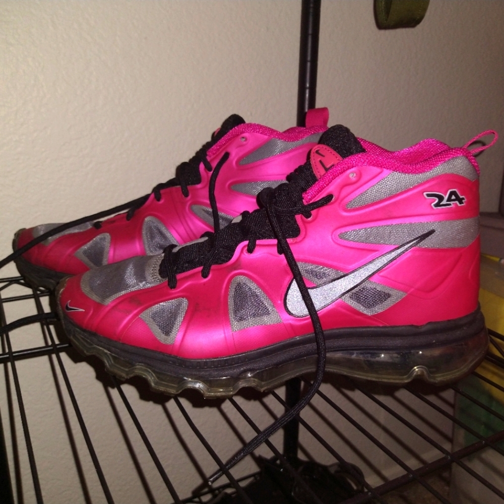 Nike MLB GUNMETAL PINK sneakers Sz 7